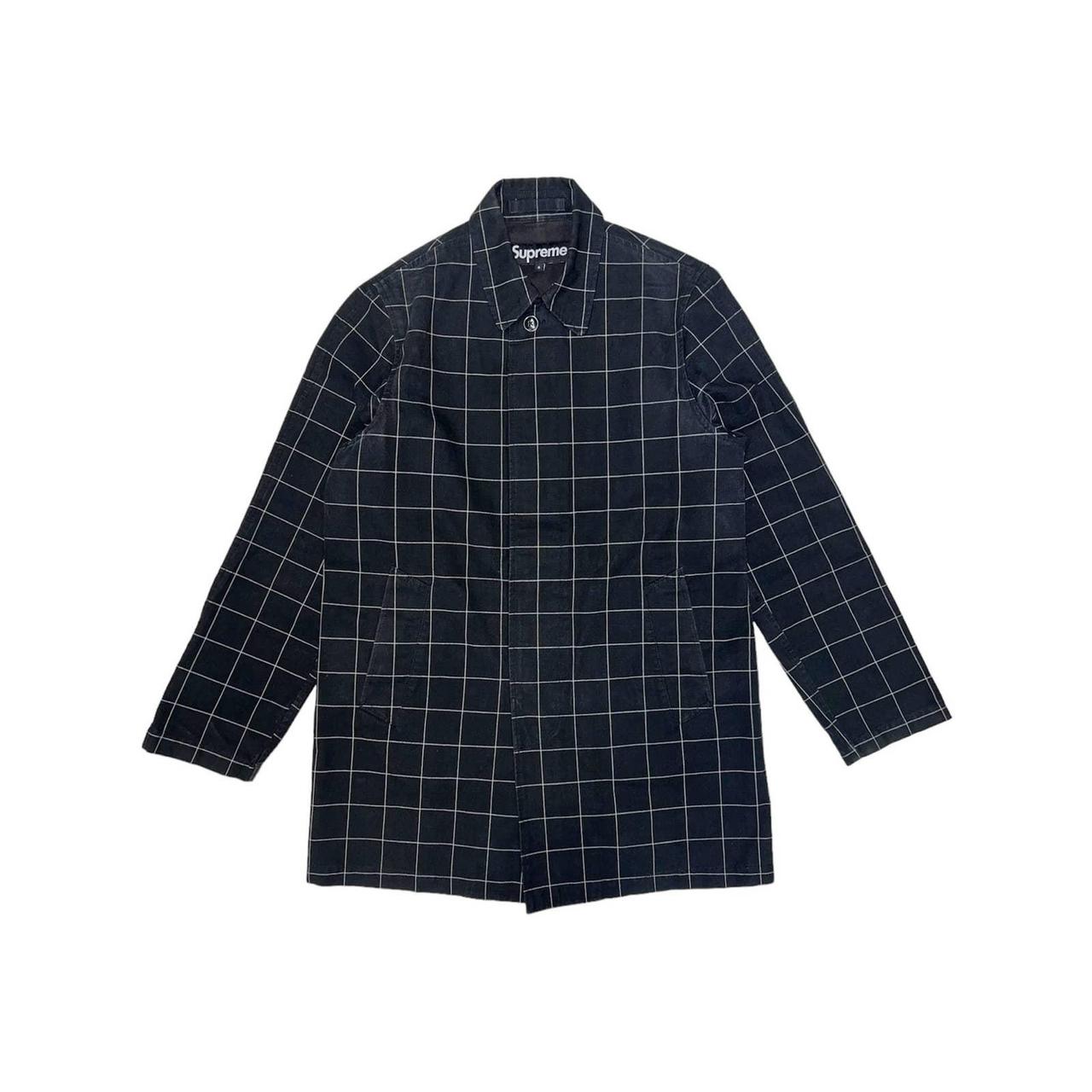 ジャケット・アウター supreme wool windwpane overcoat 19aw シュプリーム SUPREME 美品 19FW Wool Windowpane Overcoat オーバー