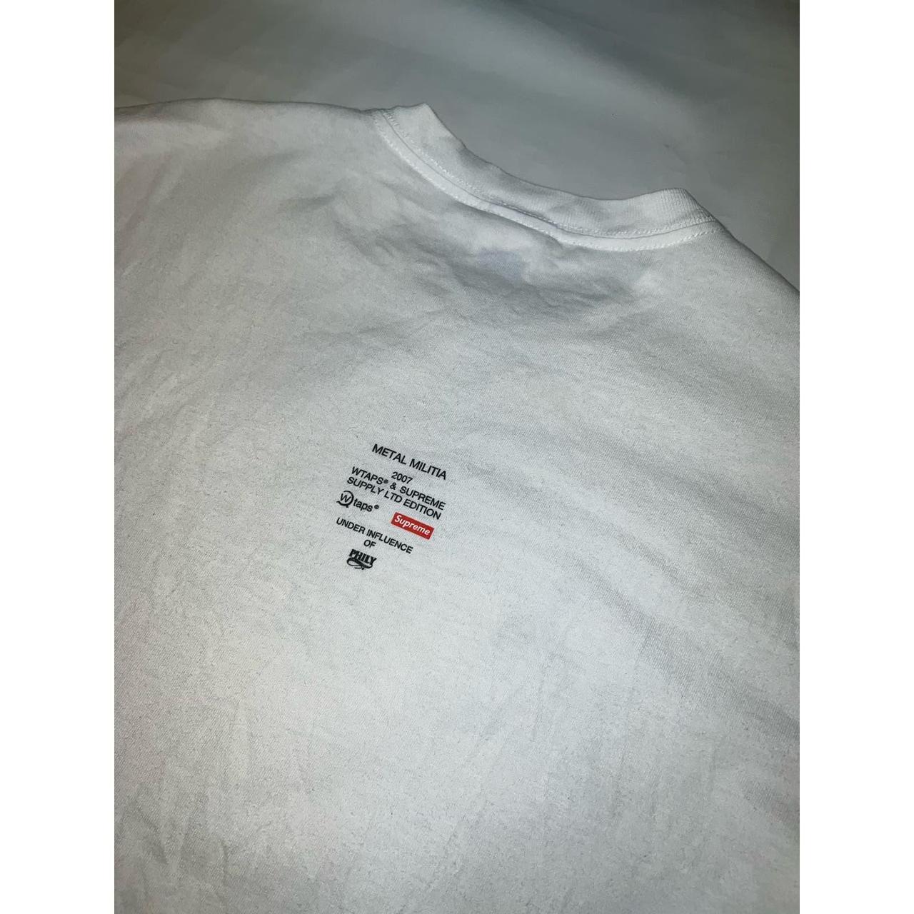 トップス SUPREME x WTAPS MILITIA TEE Supreme WTAPS Metal Militia Worm Tee General wear | Depop
