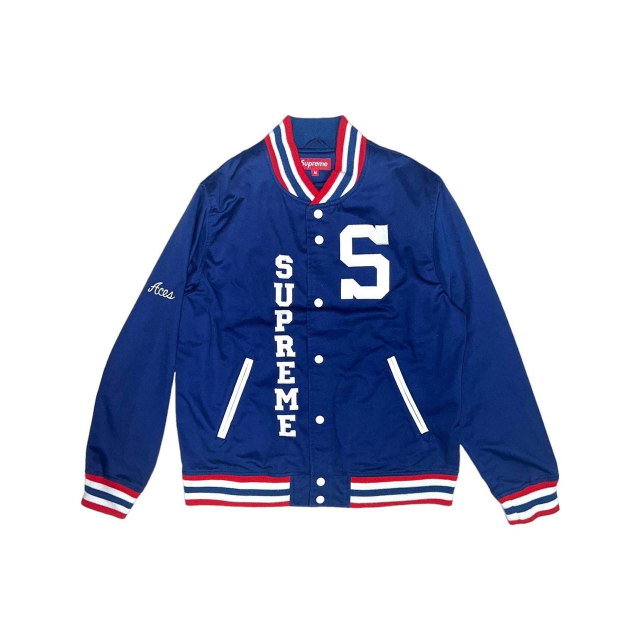 Supreme 2009 Aces Baseball Varsity Jacket Perfect | Depop Supreme 2009 Aces Baseball Varsity Jacket Perfect | Depop