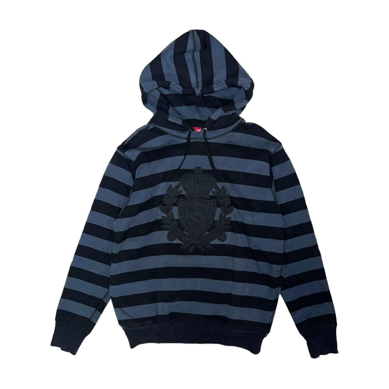 Supreme striped hoodie online