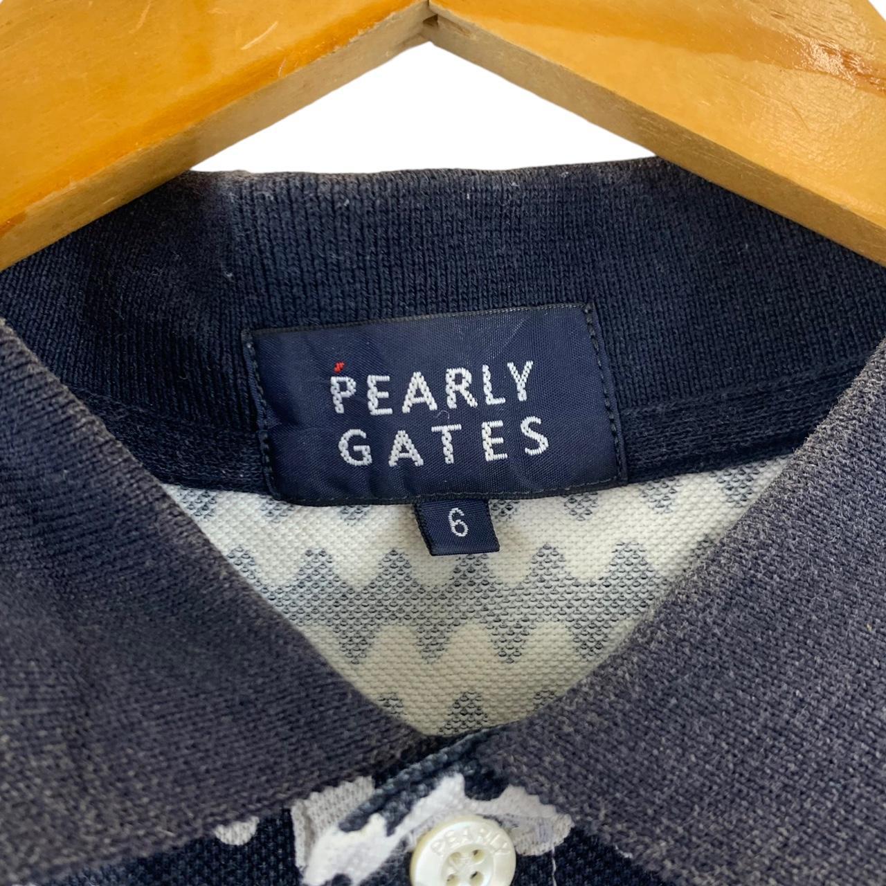 PEARLY GATES - m Vintage PEARLY GATES 89 Embroidered Logo Polo Tee | Depop