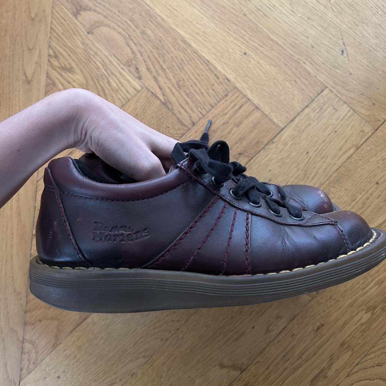 Brown Dr Martens 2b24 Vintage Dr Martens Mel Eye Shoe, Burgundy EU 37