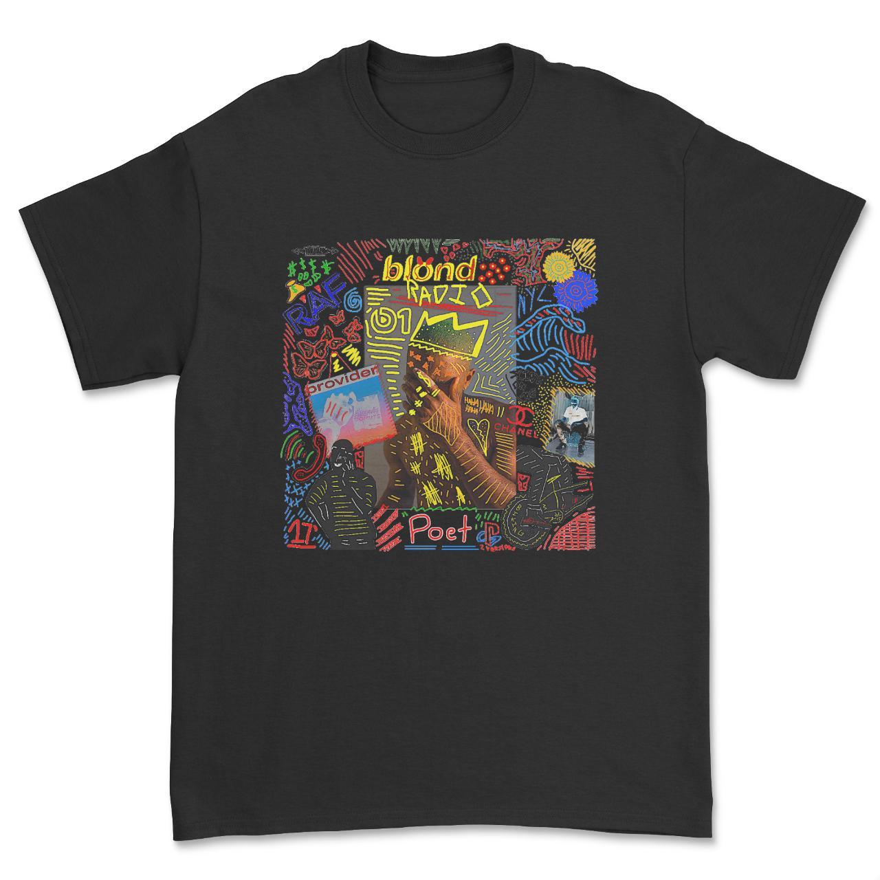 Frank Ocean t-shirt Blond Poet Archives t-shirt in... - Depop