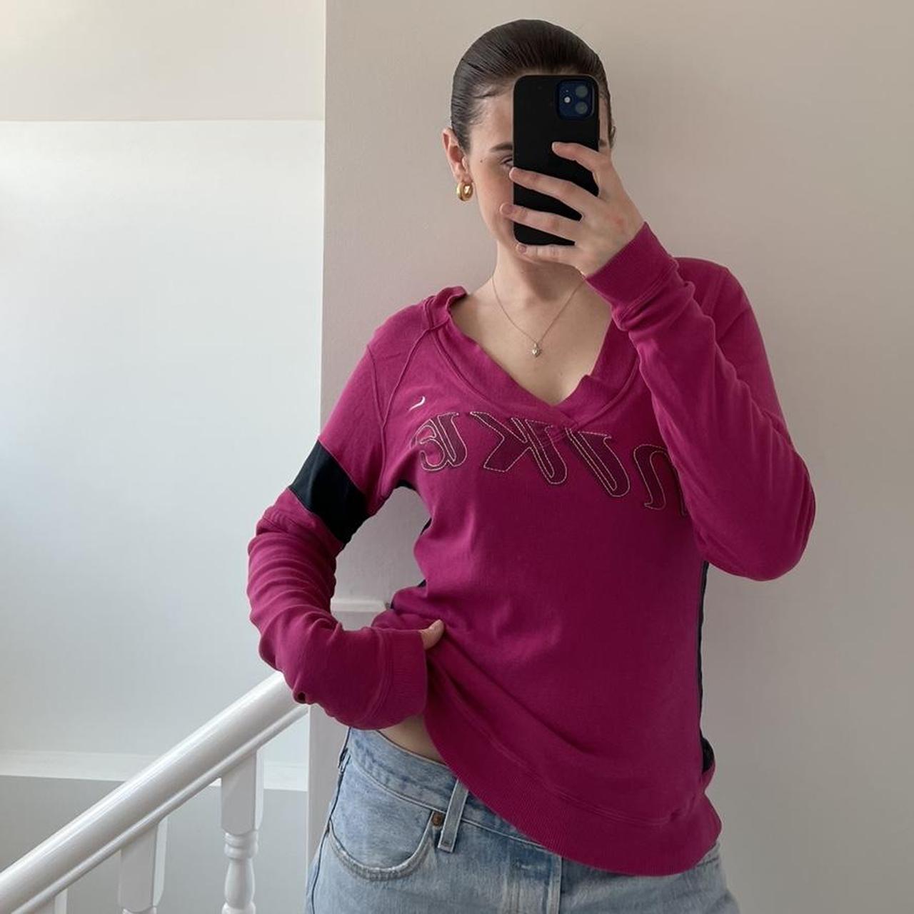 womens nike pink top