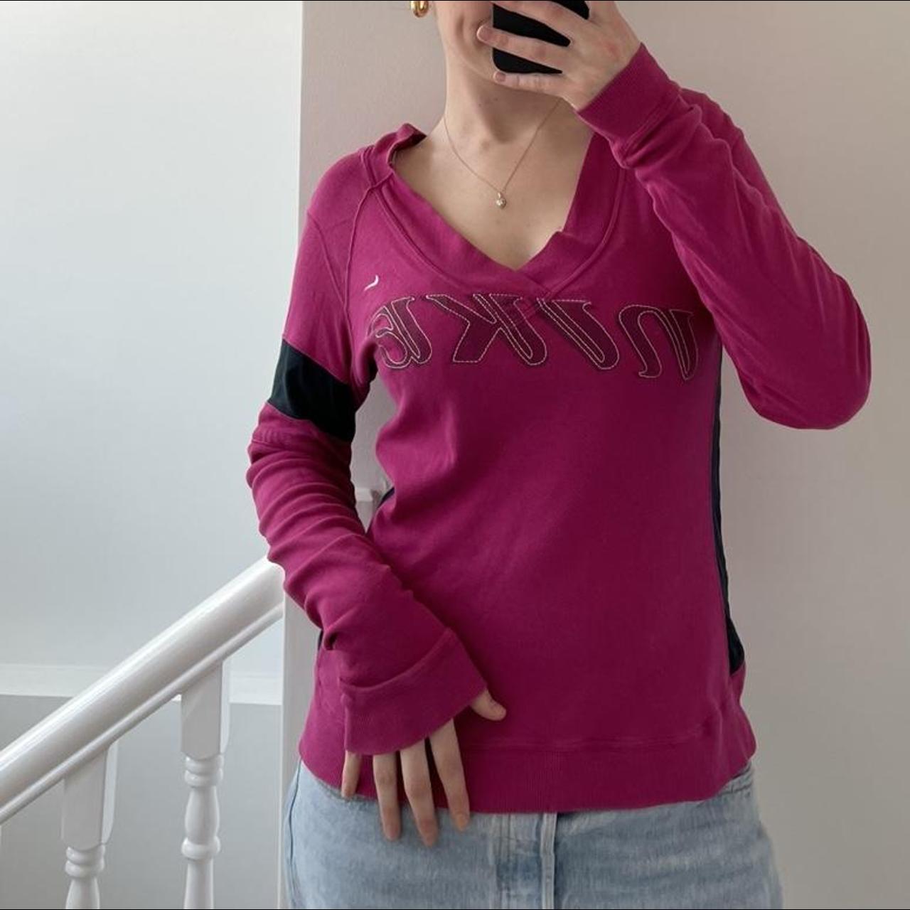 womens nike pink top