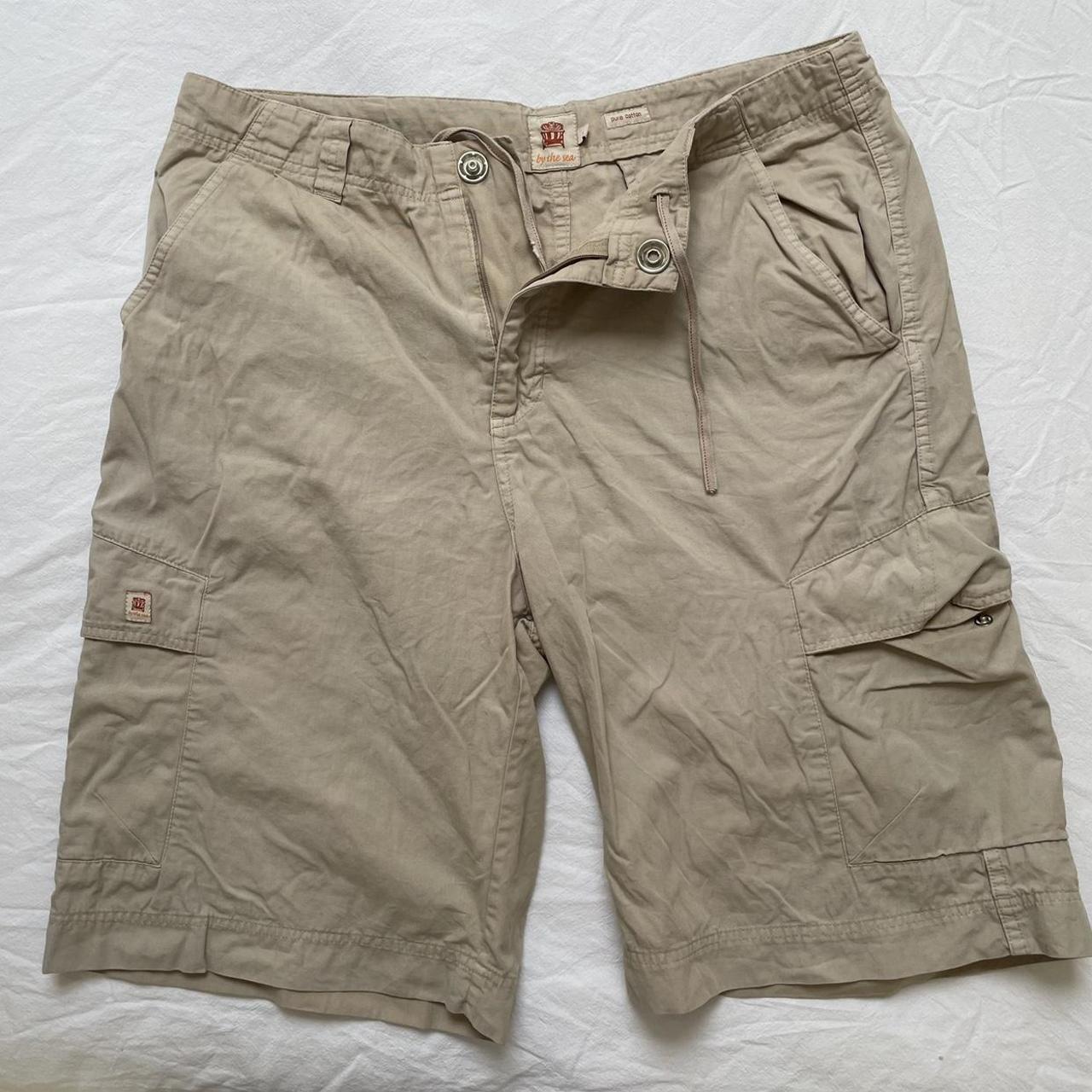 Men's Cream and Tan Shorts | Depop