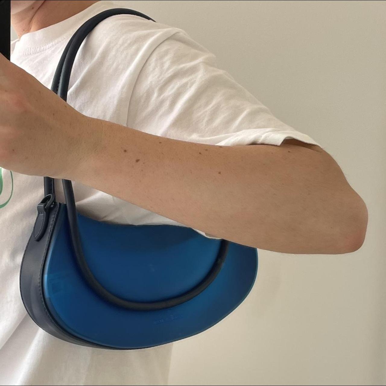 Blue Charles & Keith’s baguette / shoulder bag I... Depop