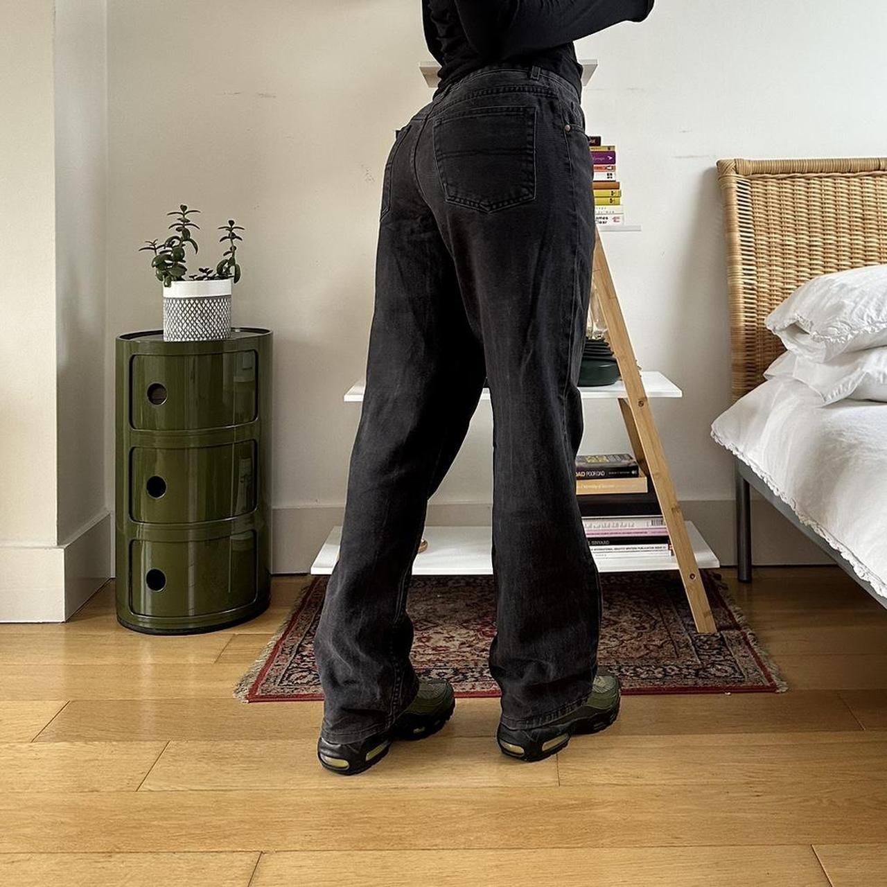 Baggy black/ grey jeans NEXT baggy black/ washed... Depop