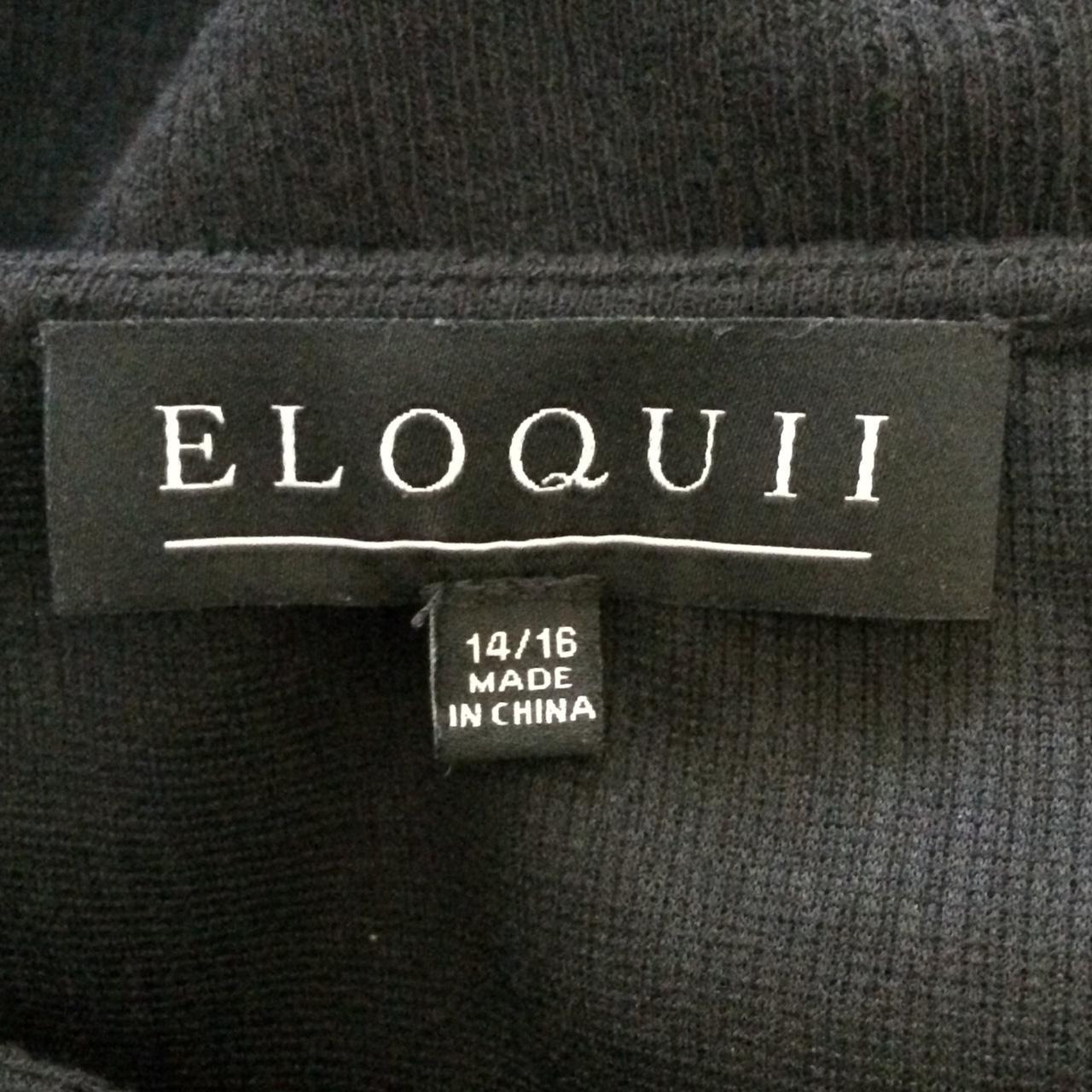Eloquii Women's Black Blouse (3)