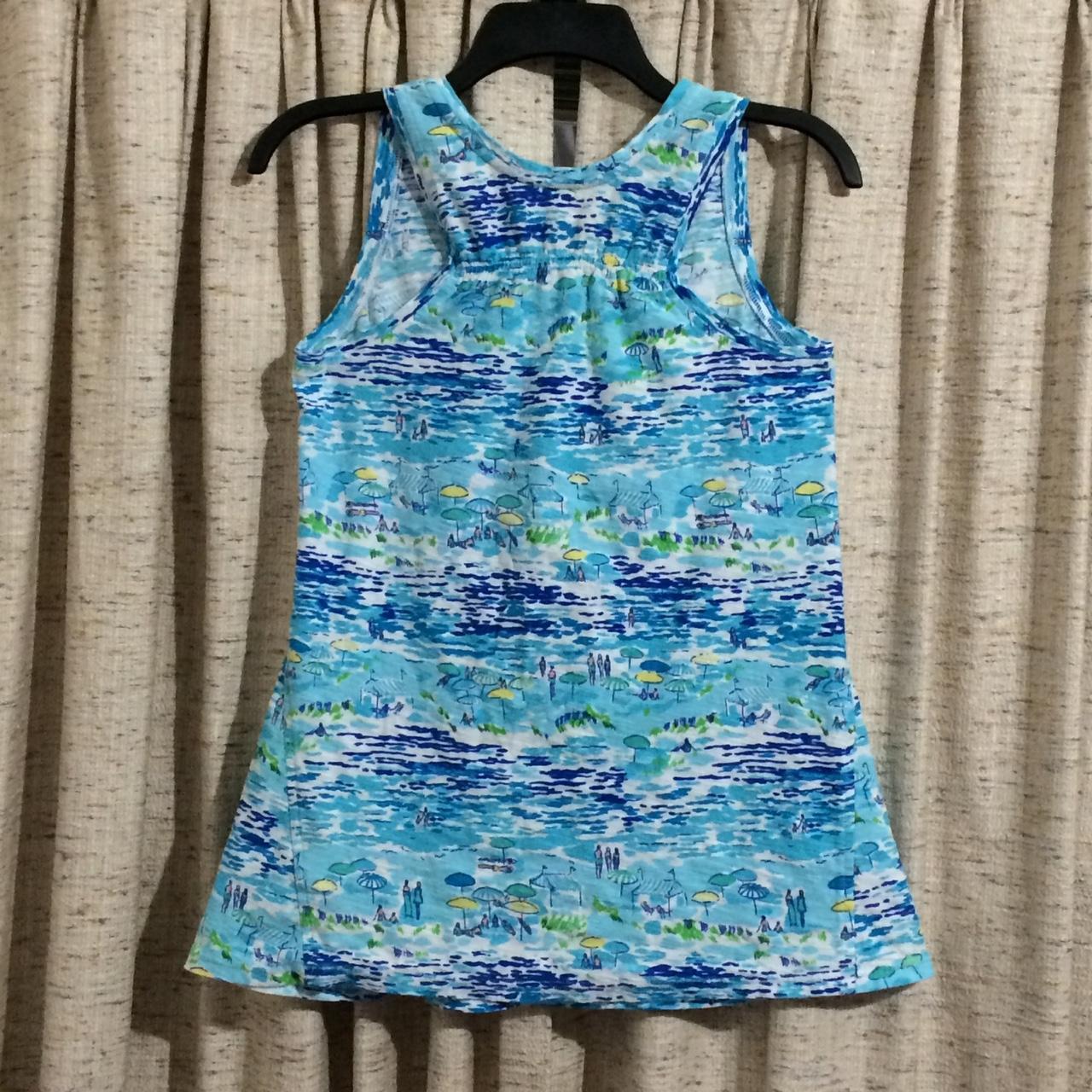 Lilly Pulitzer Women's Blue and Yellow Vest (3)