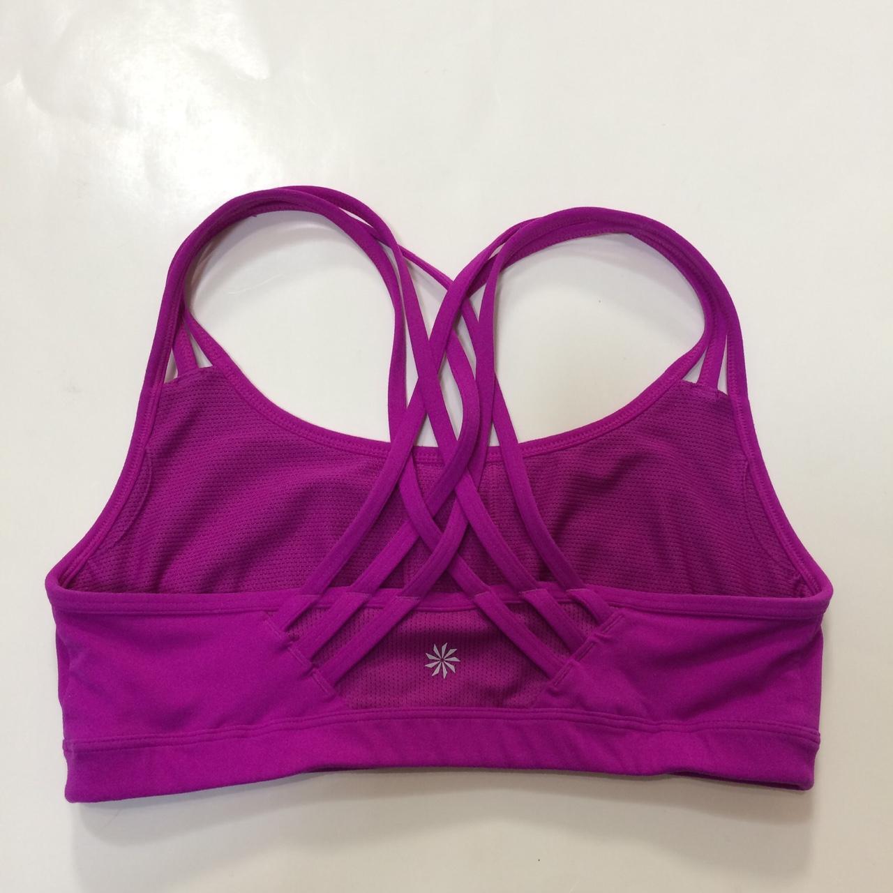 Athleta Women's Purple Bra Depop