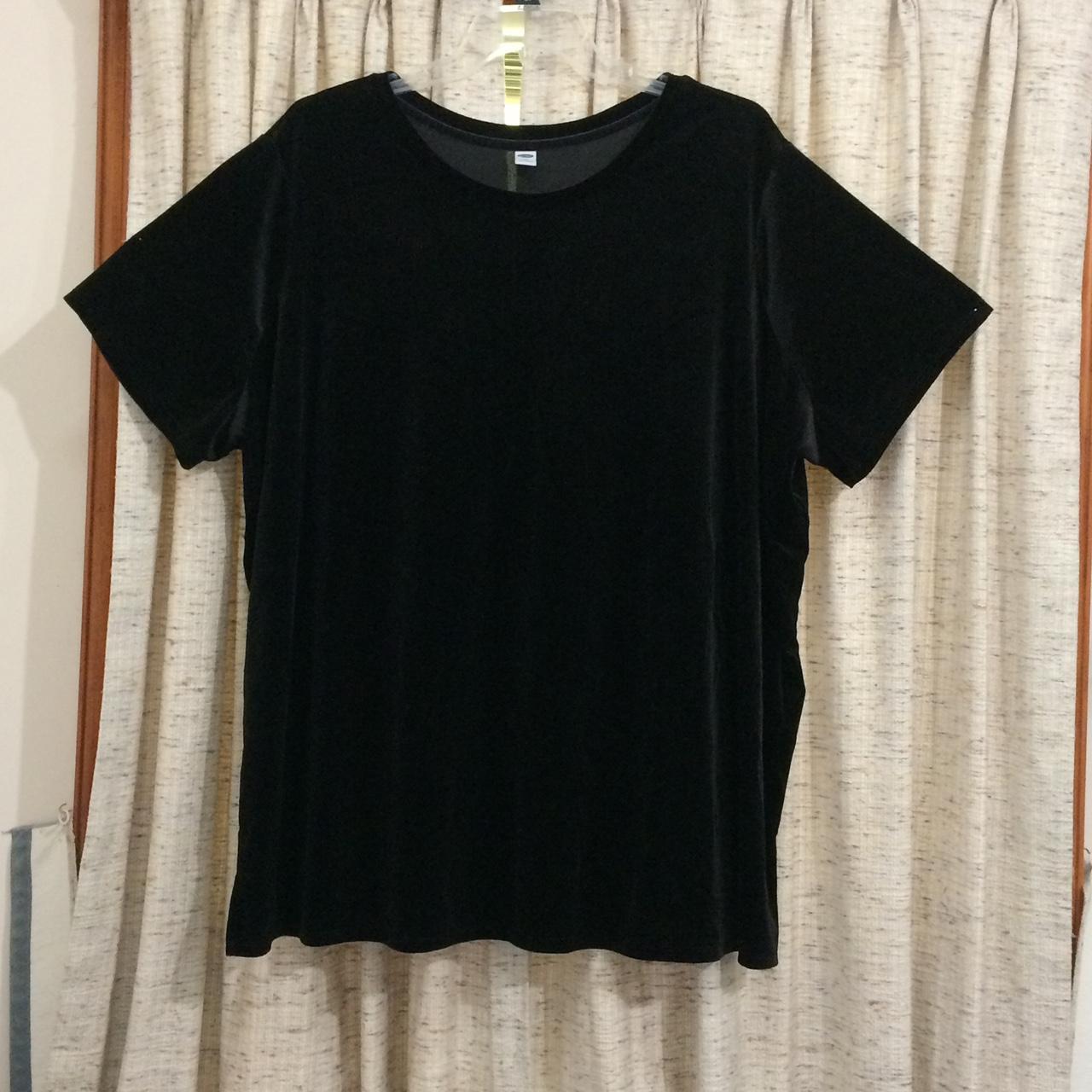 old navy velvet tee