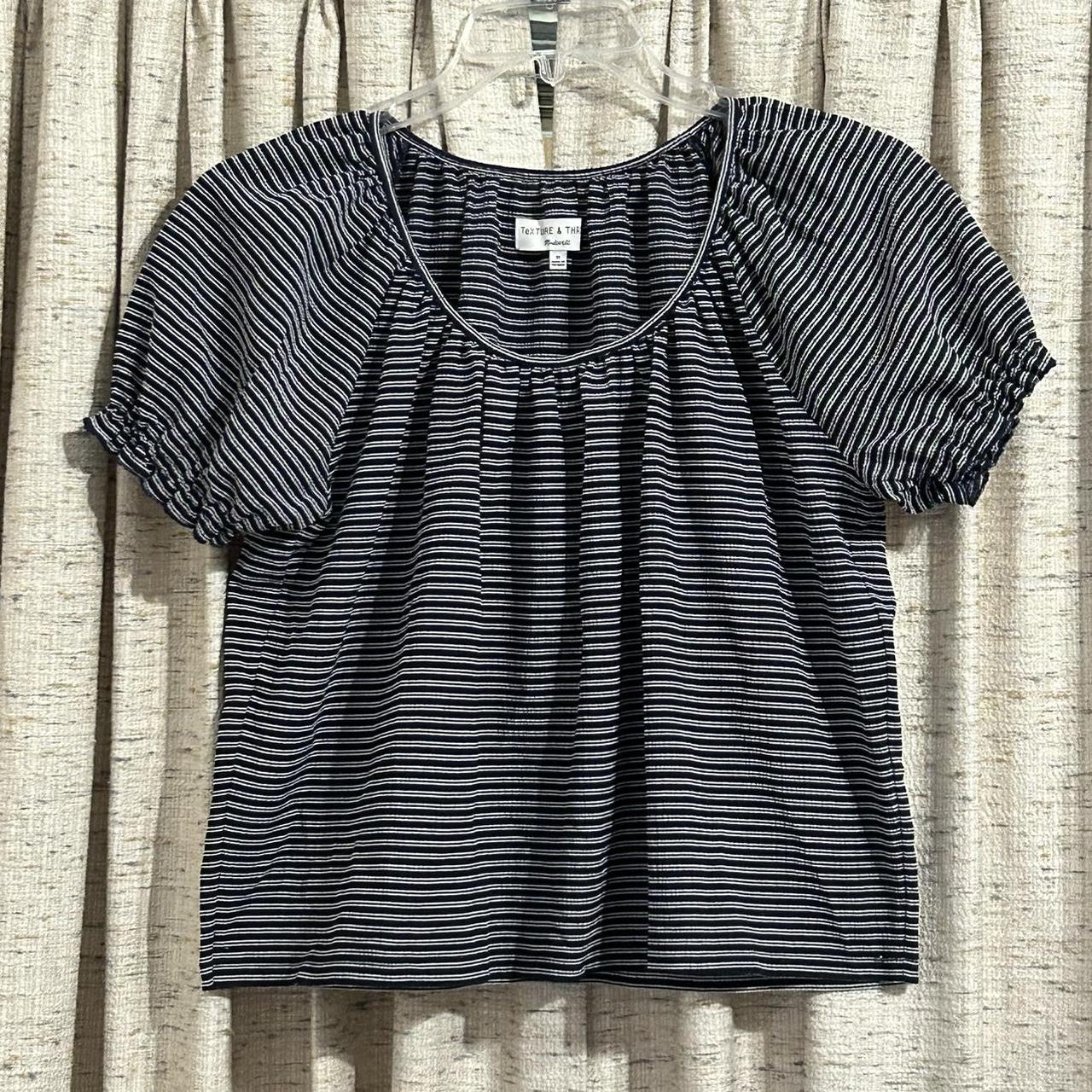 2024 Madewell Texture & Thread Peasant Top