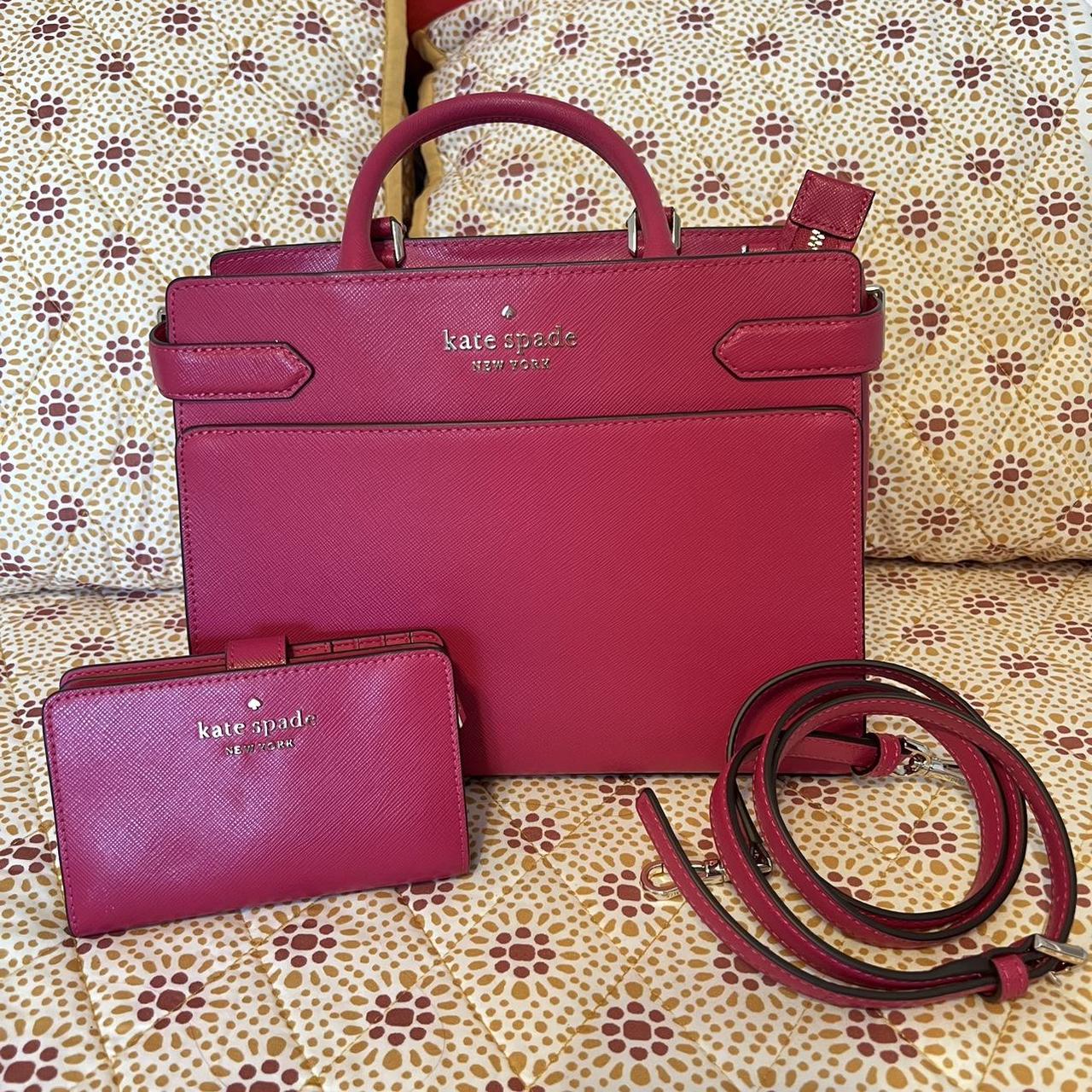 Kate Spade purse staci medium satchel shoulder bag - Depop