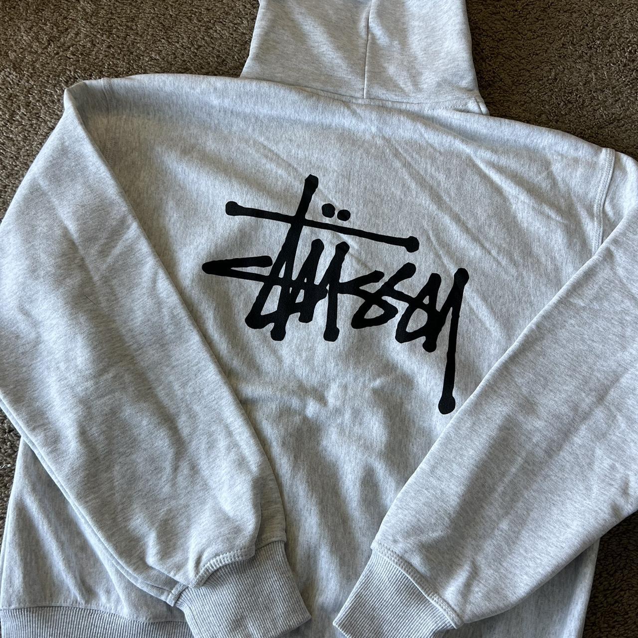 STUSSY CLASSIC LOGO ZIP UP - BRAND NEW - Depop