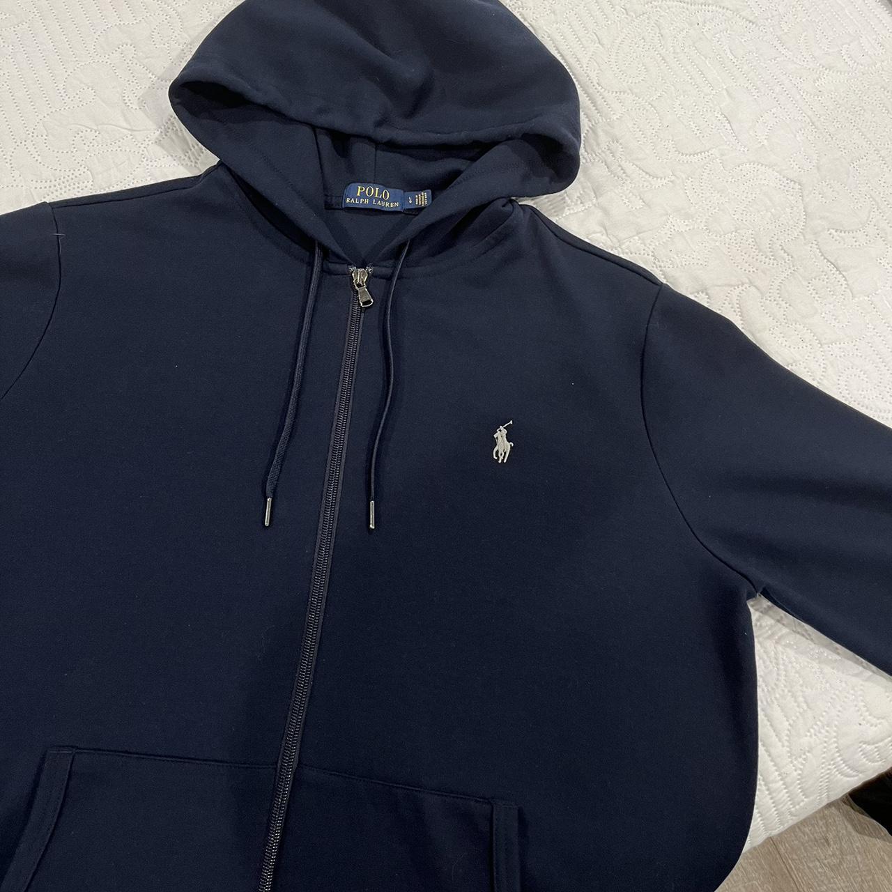 Ralph Lauren Polo Navy Men’s Zip Up Size Large... - Depop