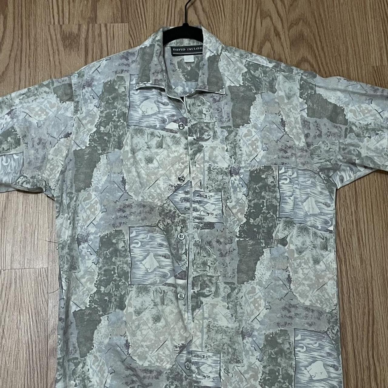 Vintage David Taylor short sleeve shirt. Fits like a L. Depop