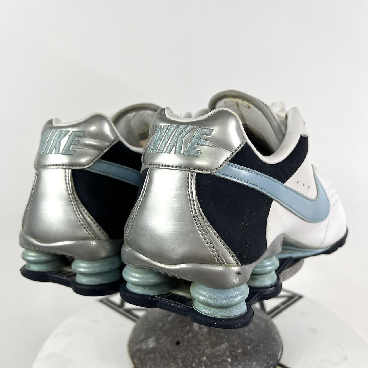 Nike shox baby blue best sale