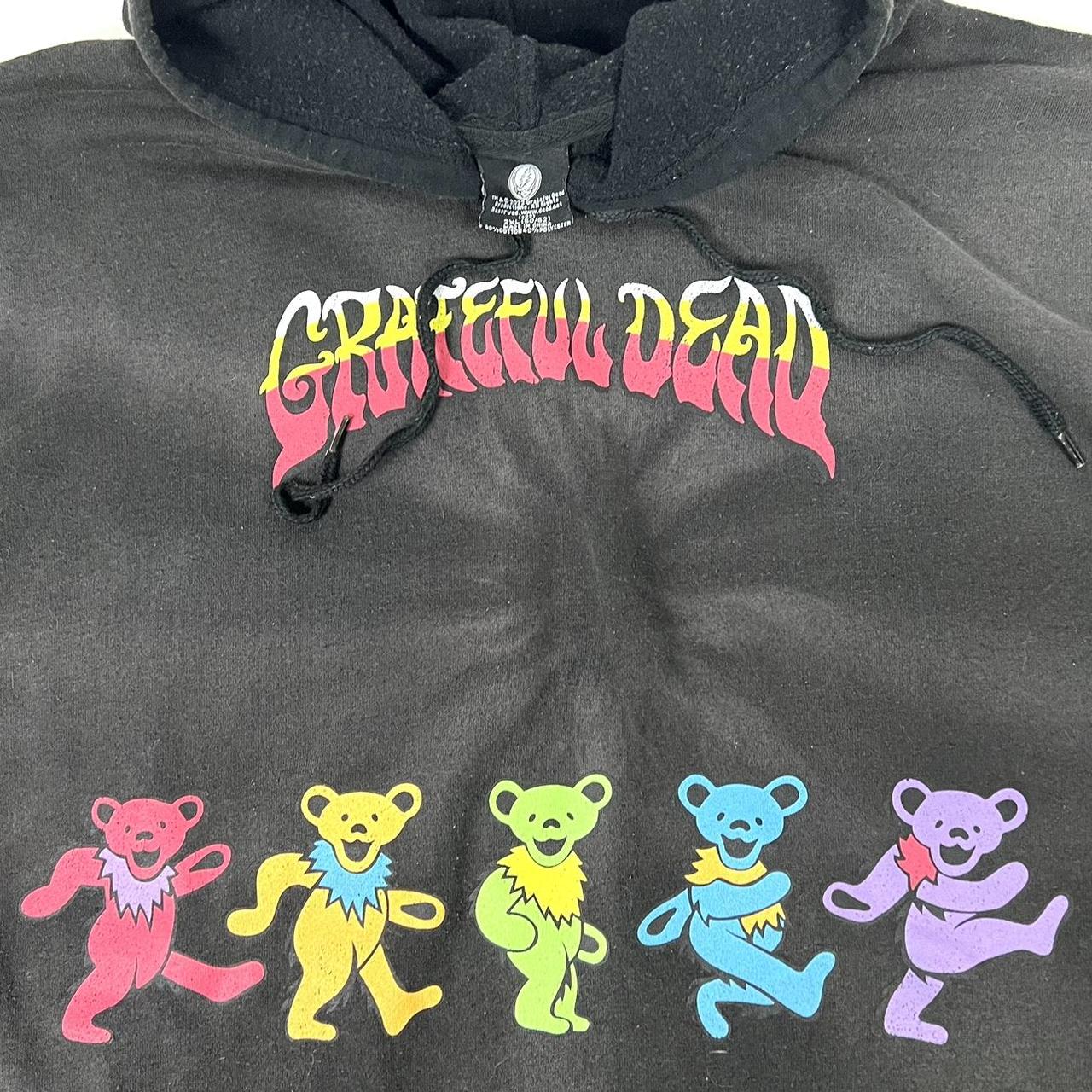 【高額売筋】 Grateful Dead bear dancing bears graphic hoodie Sea | Depop Clothing