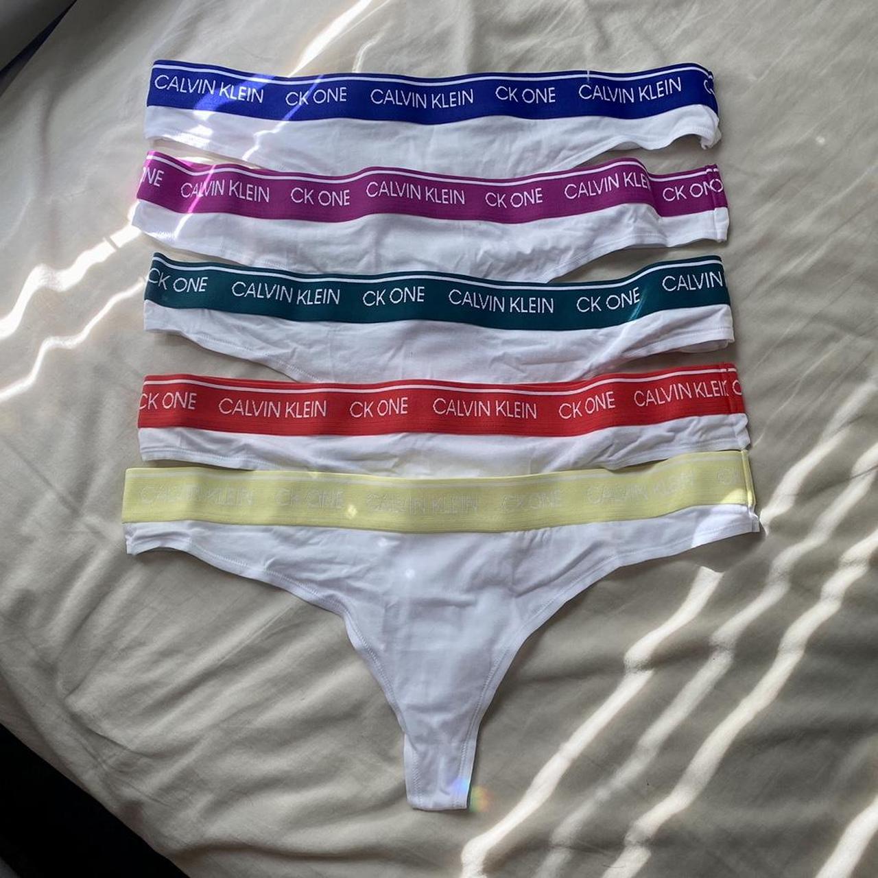 5 pack of Calvin Klein thong underwear. Only tried - Depop