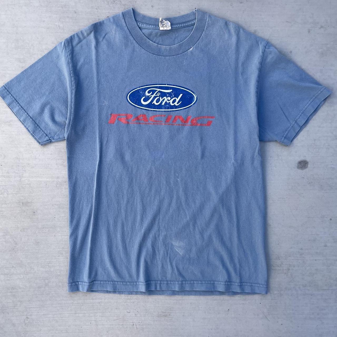 ford racing t shirt size large measures 21x28 - Depop