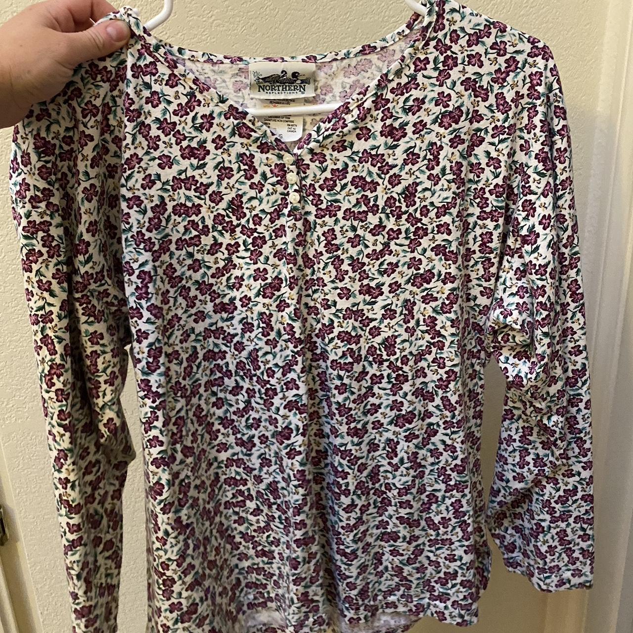 Cute little Northern Reflections long sleeve top... - Depop