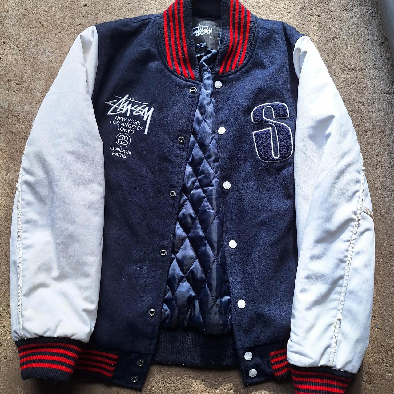 Stussy varsity-jacket - Depop