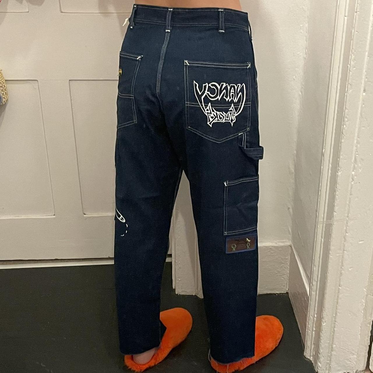 The best Nancy X Stan Ray jeans with patches, they... - Depop