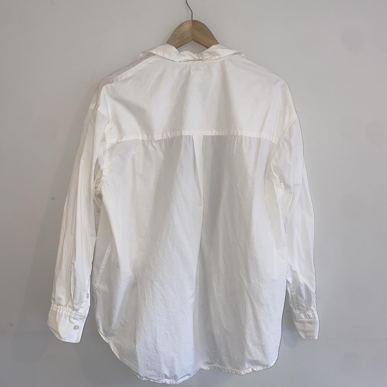 BDG shirt in off white bought in Urban Outfitters... - Depop