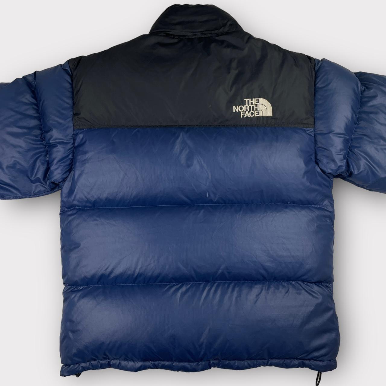 The North Face Navy Blue Nuptse Puffer Jacket 700... - Depop