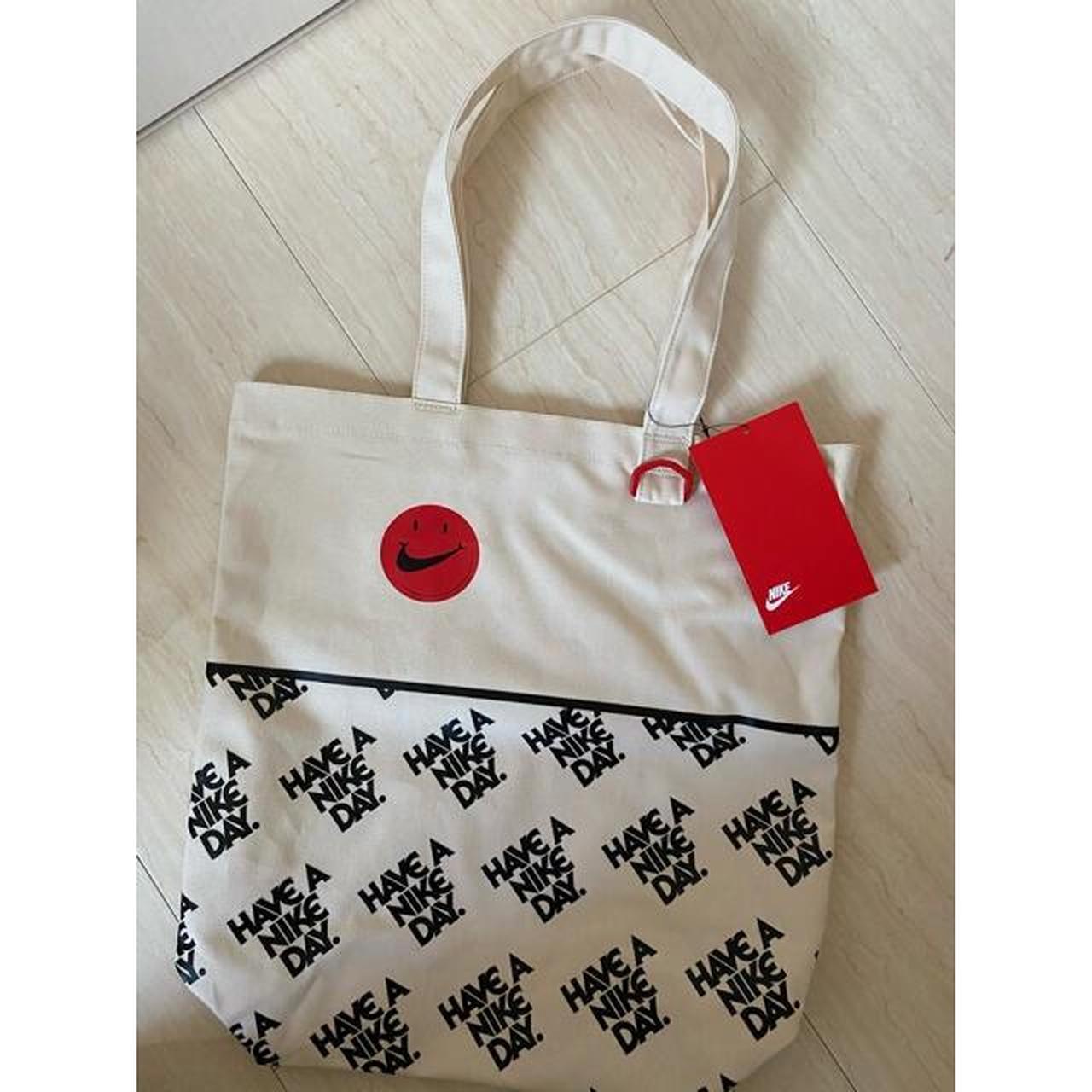 rare japanese nike 'have a nike day' canvas tote - Depop