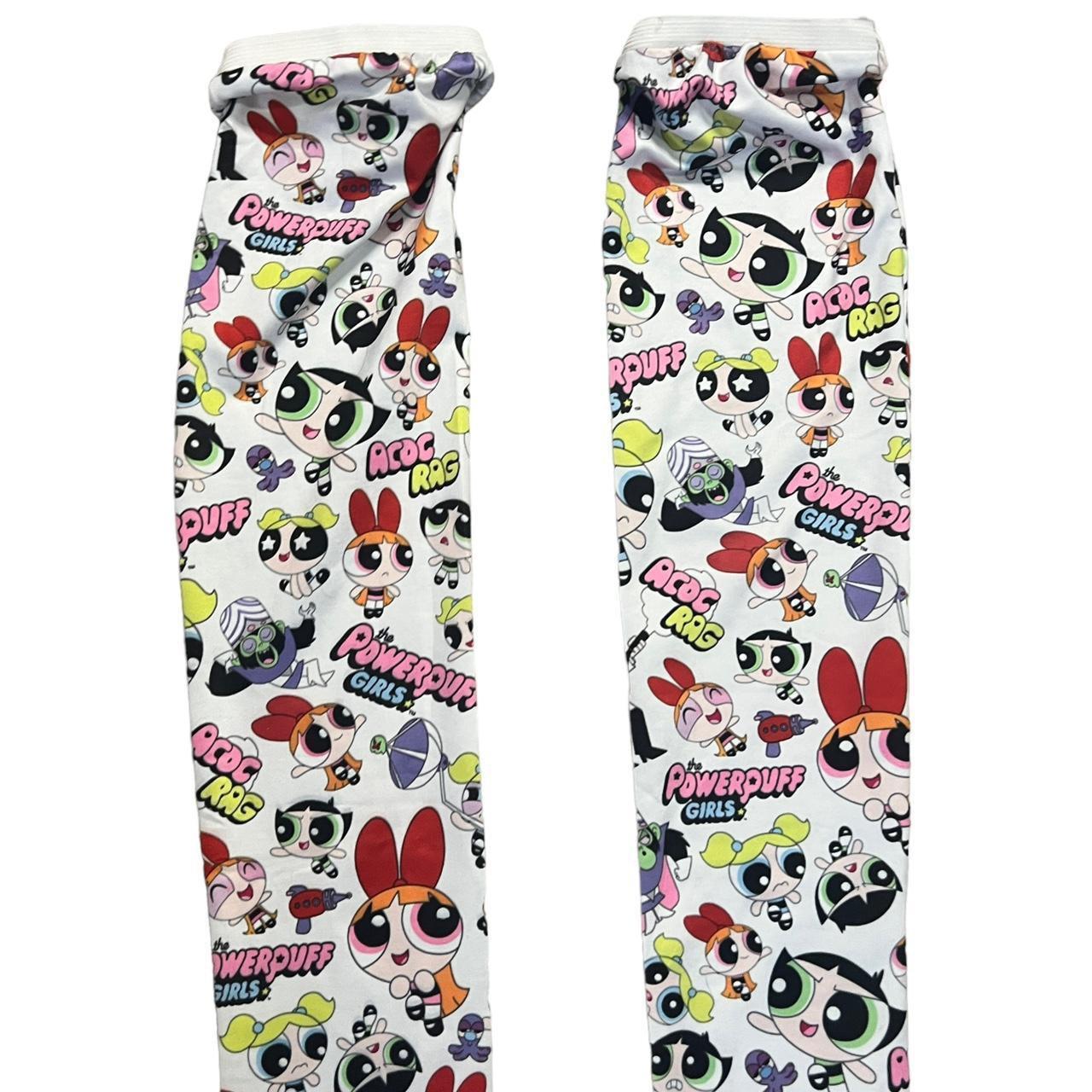 AC/DC Rag x Powerpuff Girls Knee High Stockings... - Depop