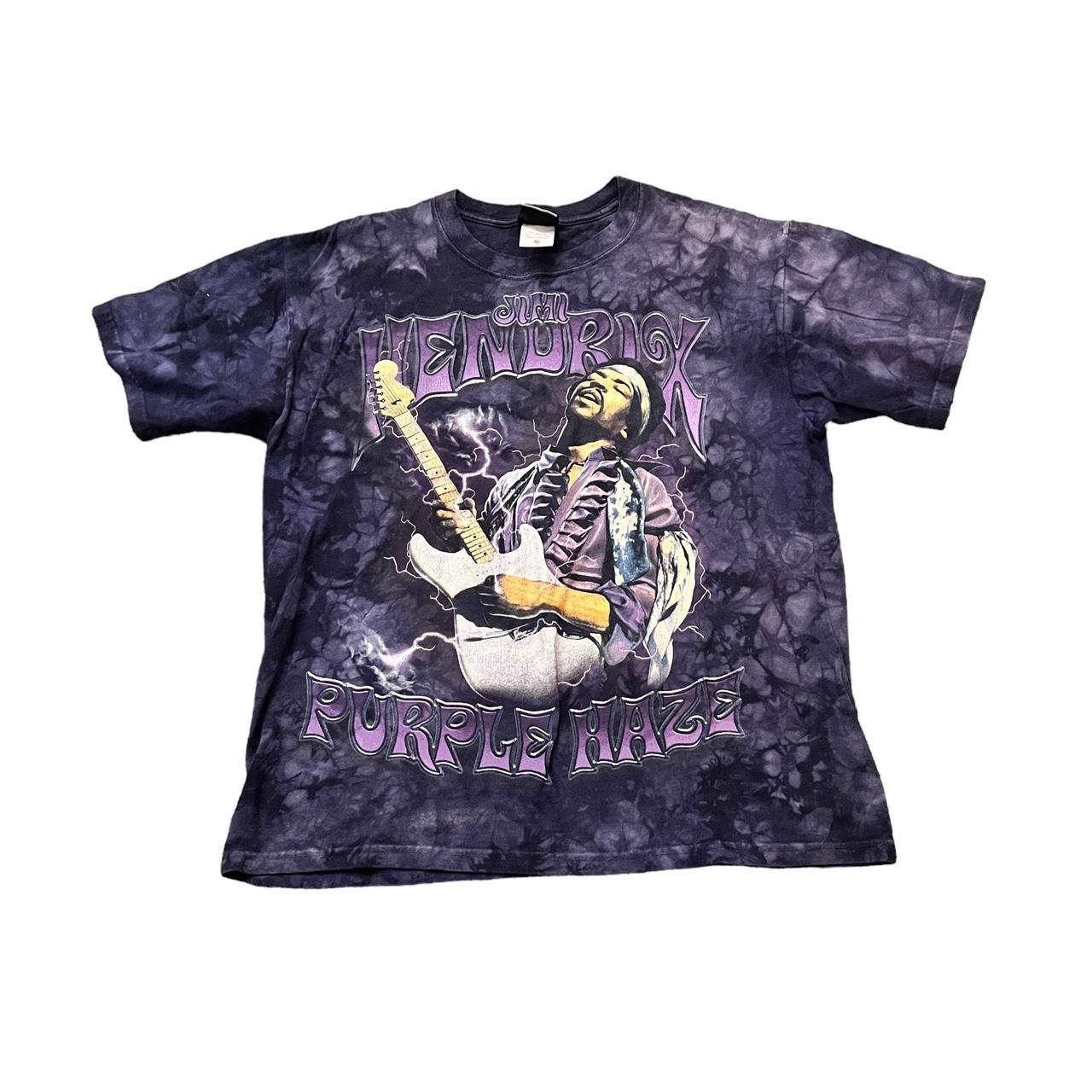 jimi hendrix purple haze tie dye t shirt