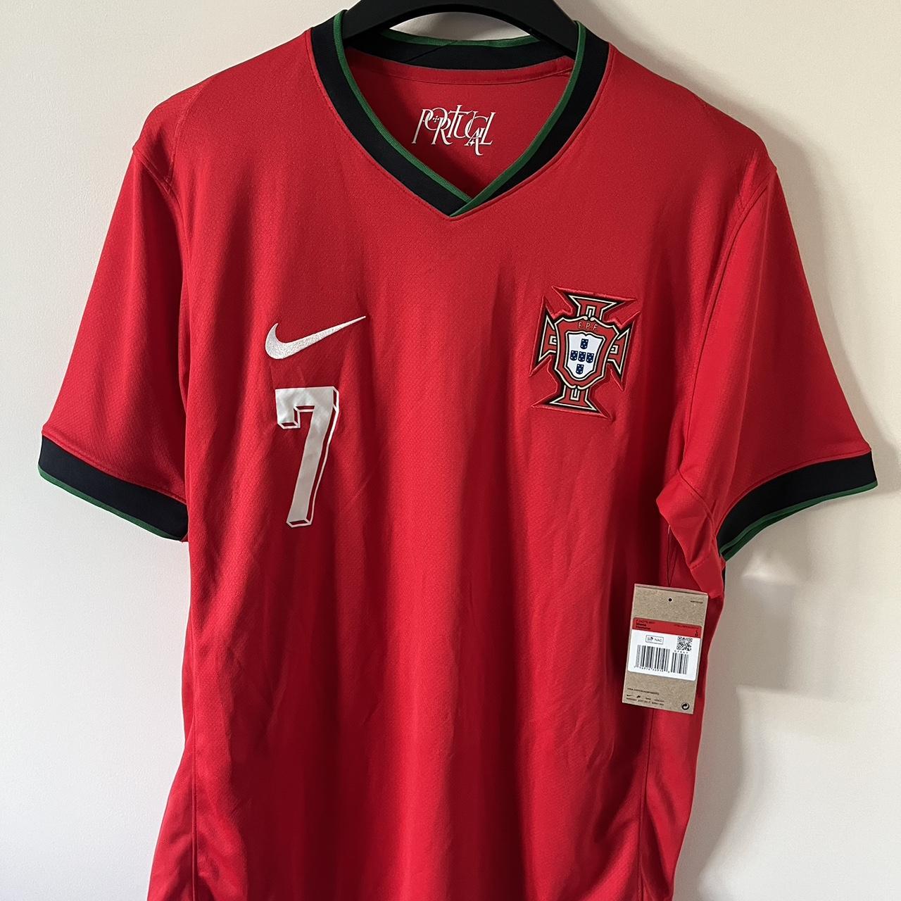 2024-25 Portugal Shirt With Ronaldo On Back