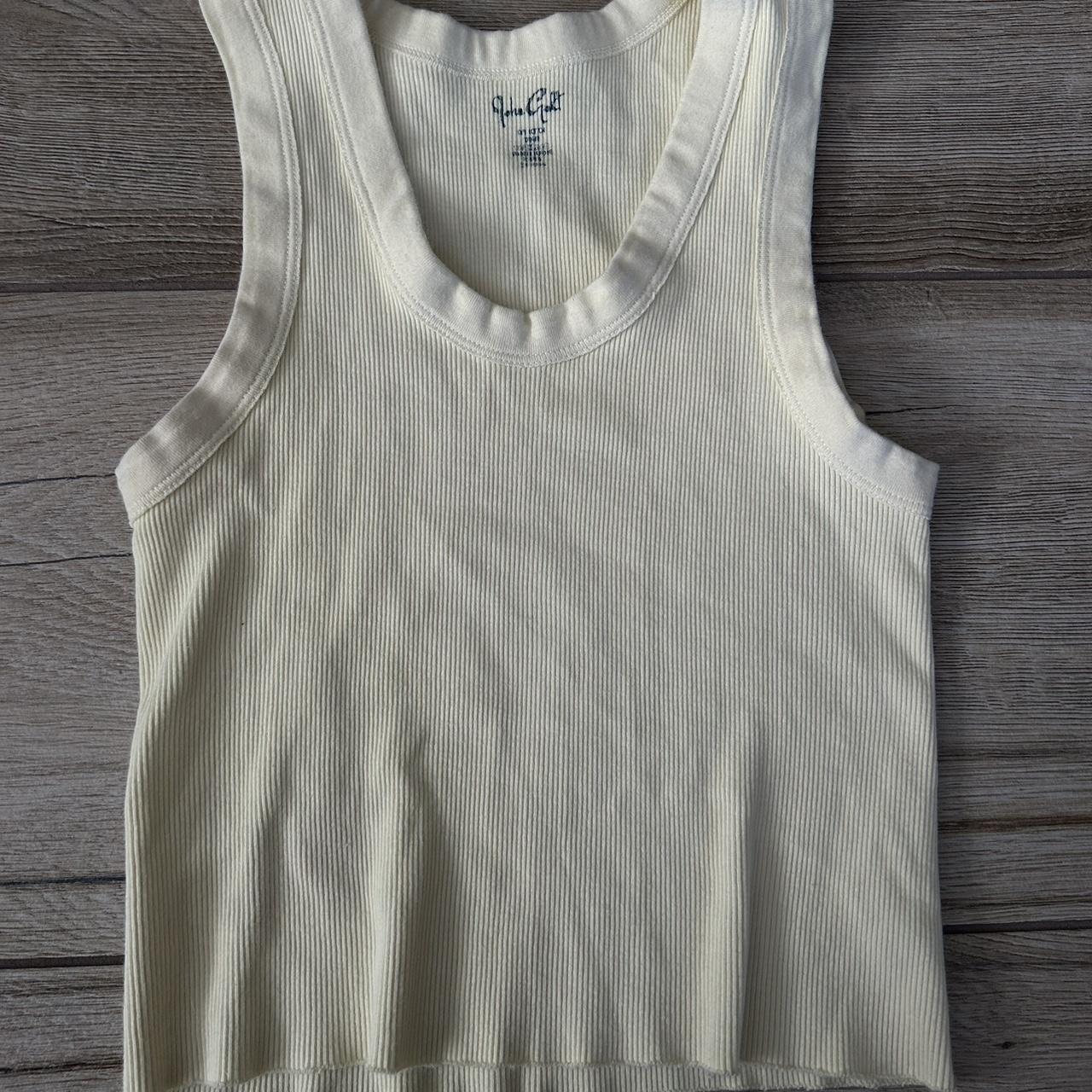 Brandy Melville Yellow Connor Tank one size never... Depop