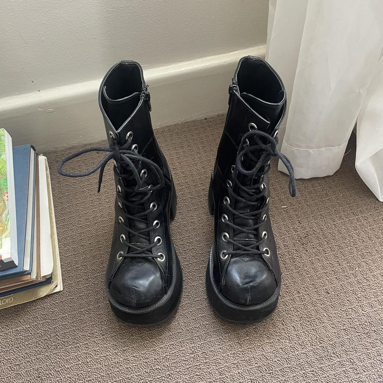 Demonia RANGER 301 lace up ankle boots - very good... - Depop