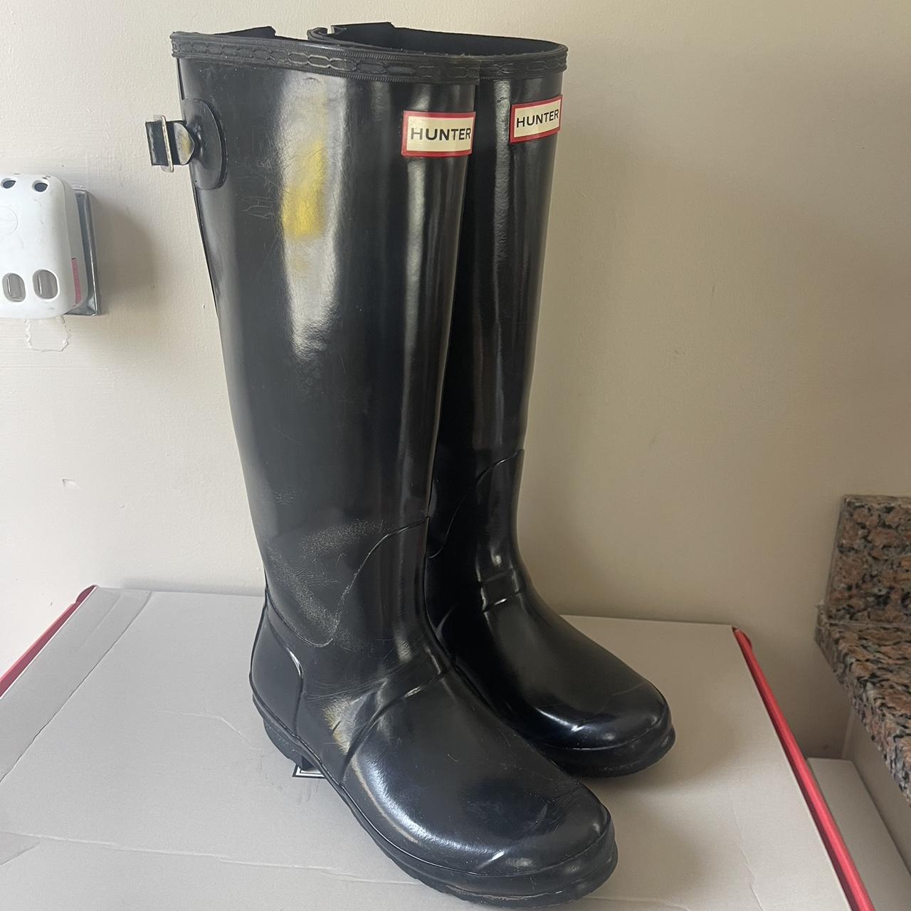 wide leg hunter boots