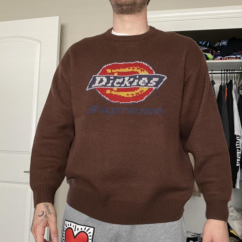 Supreme Dickies Sweater, Size L, New condition