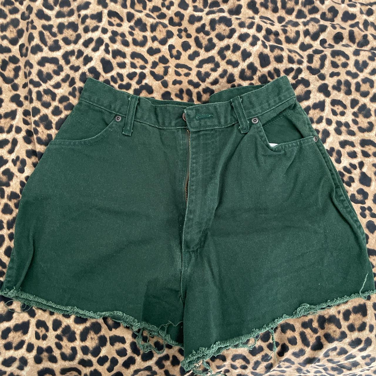 Women's Green Shorts Depop