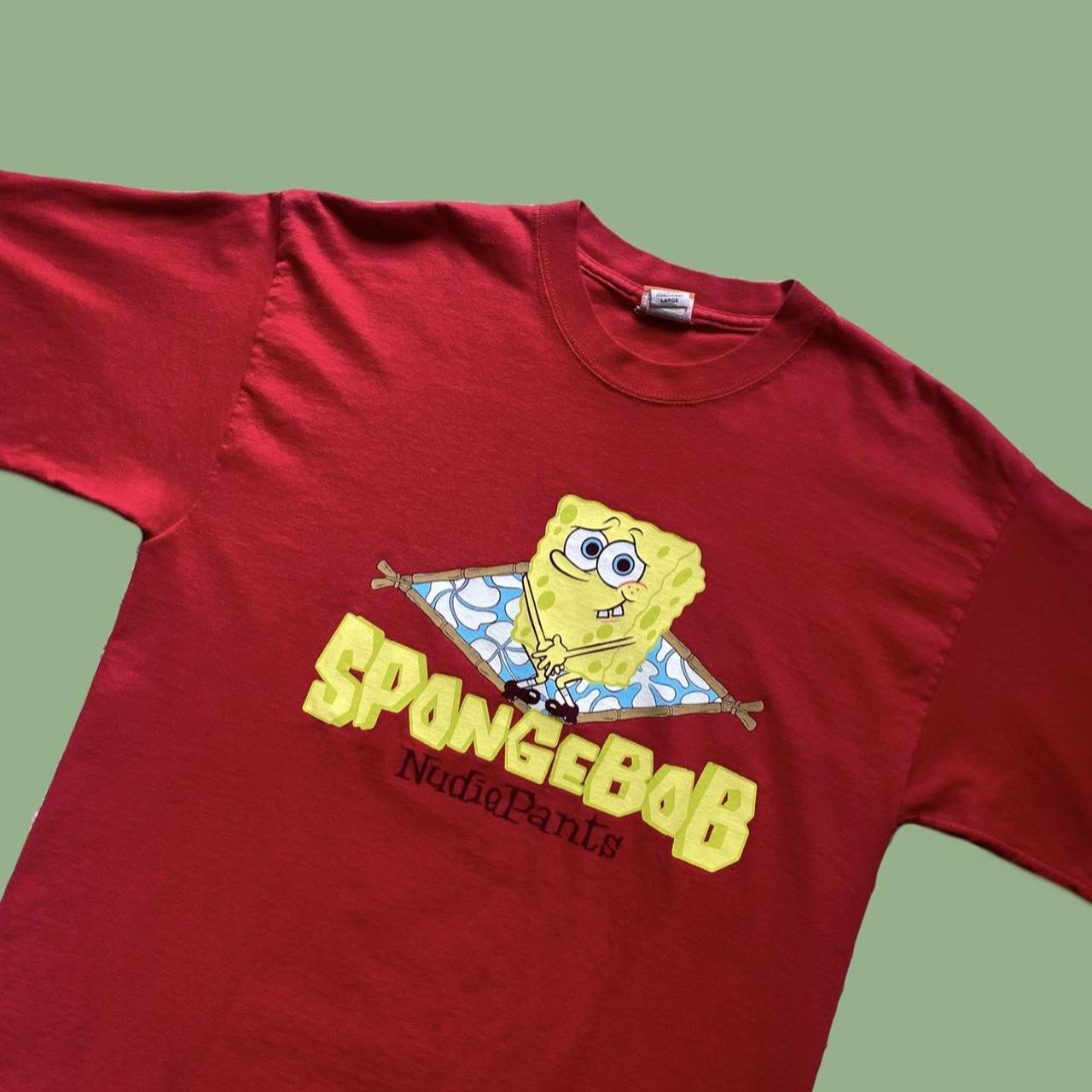 00s 2002 スポンジボブ vtg Tシャツ sponge bob アニメ-