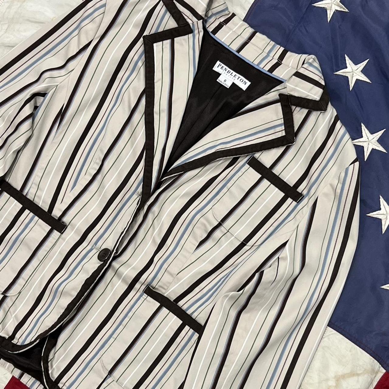 Pendleton Women's Blazer Jacket - Multi/White - S… - image 2