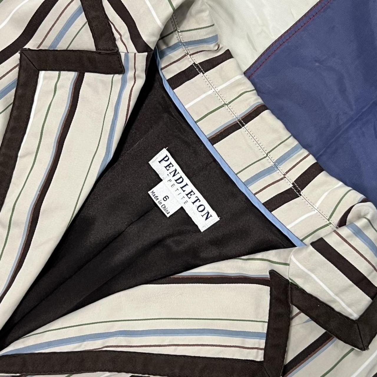 Pendleton Women's Blazer Jacket - Multi/White - S… - image 3