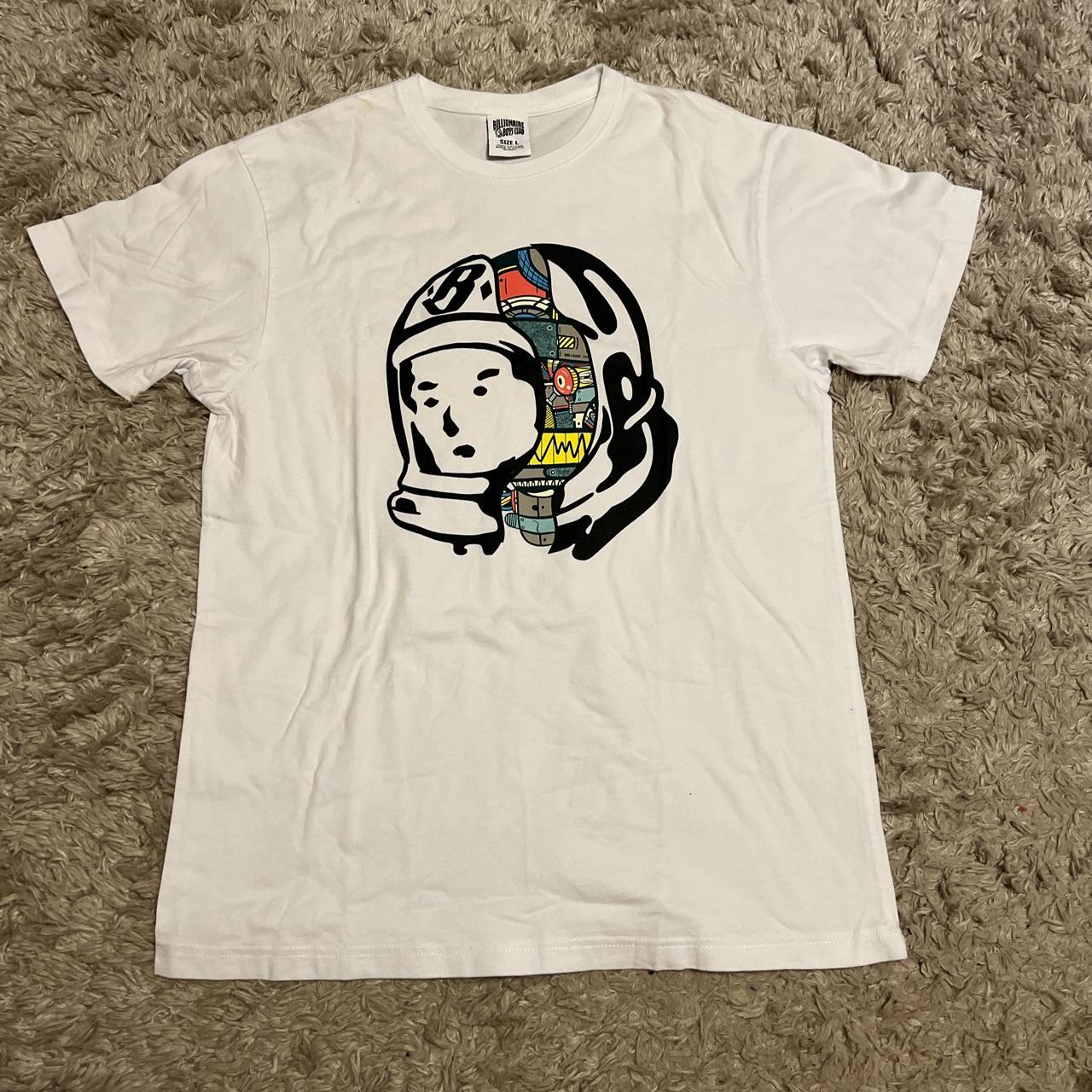 Billionaire boys club astronaut head logo T-shirt... - Depop