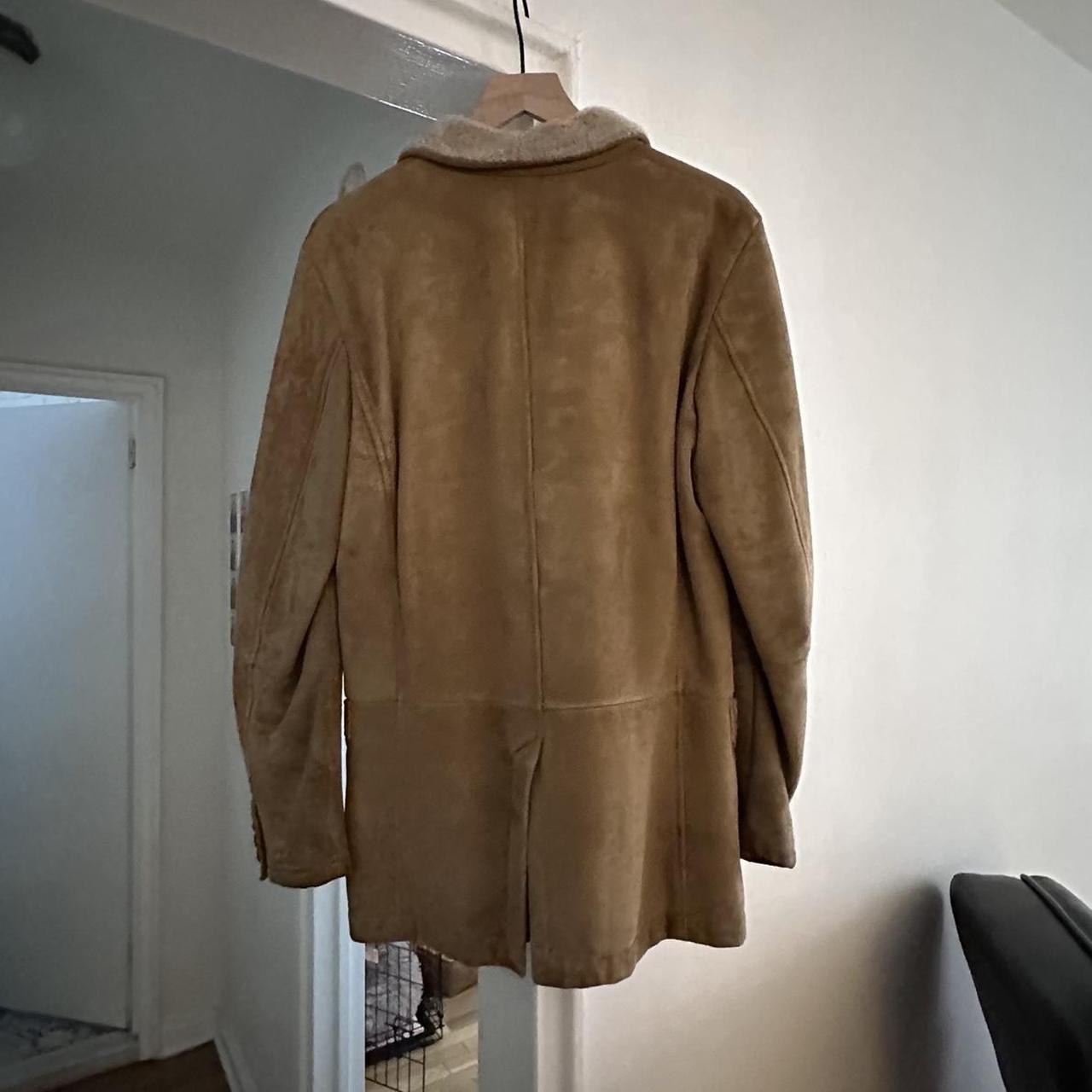 VINTAGE FERRAGAMO SUEDE FUR LINED JACKET...