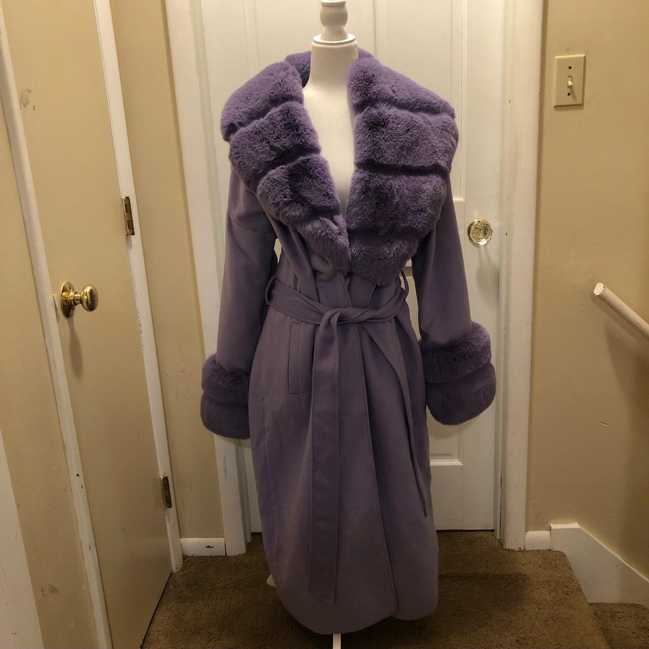 Saks potts purple on sale coat