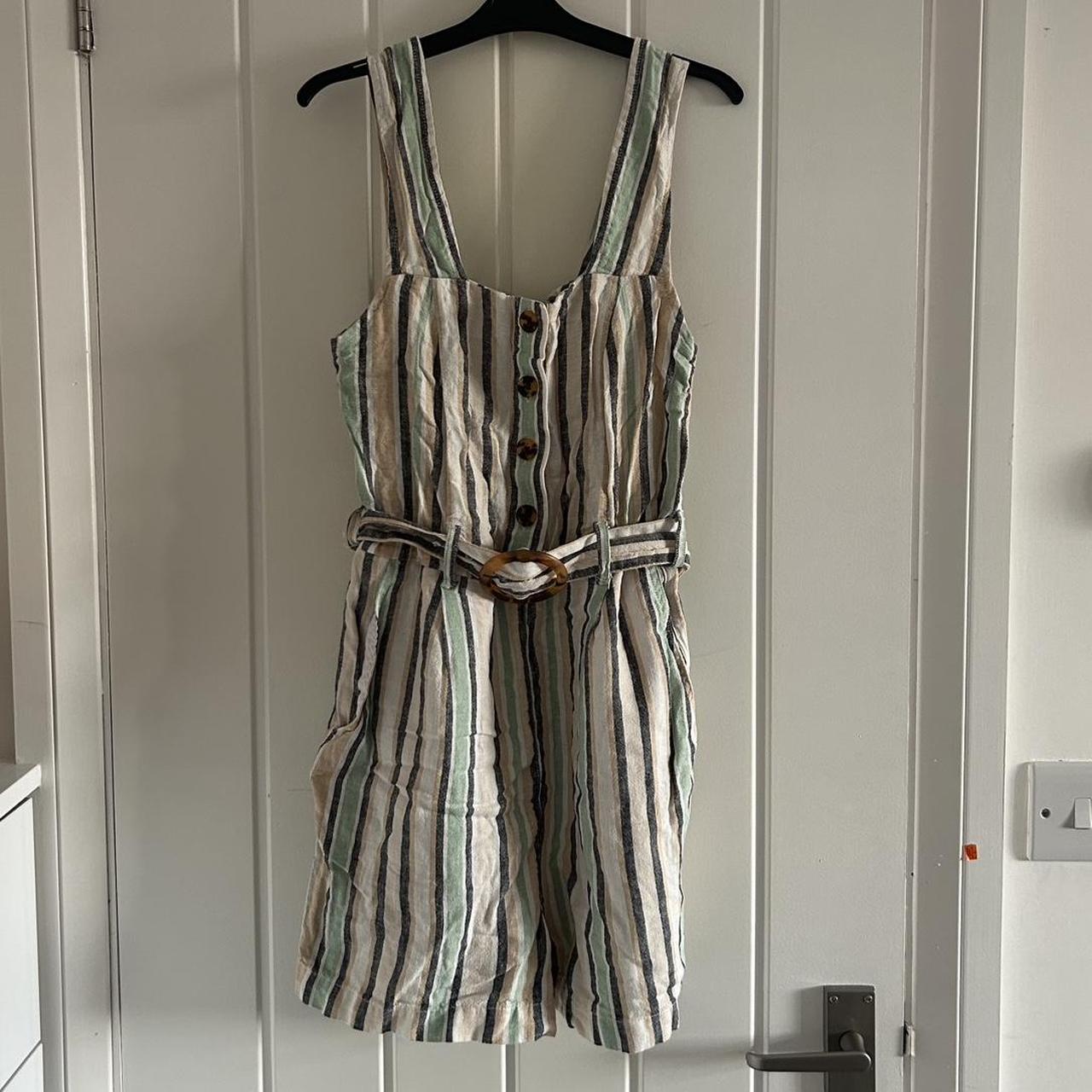 The cutest striped linen play suit from Tesco Has a