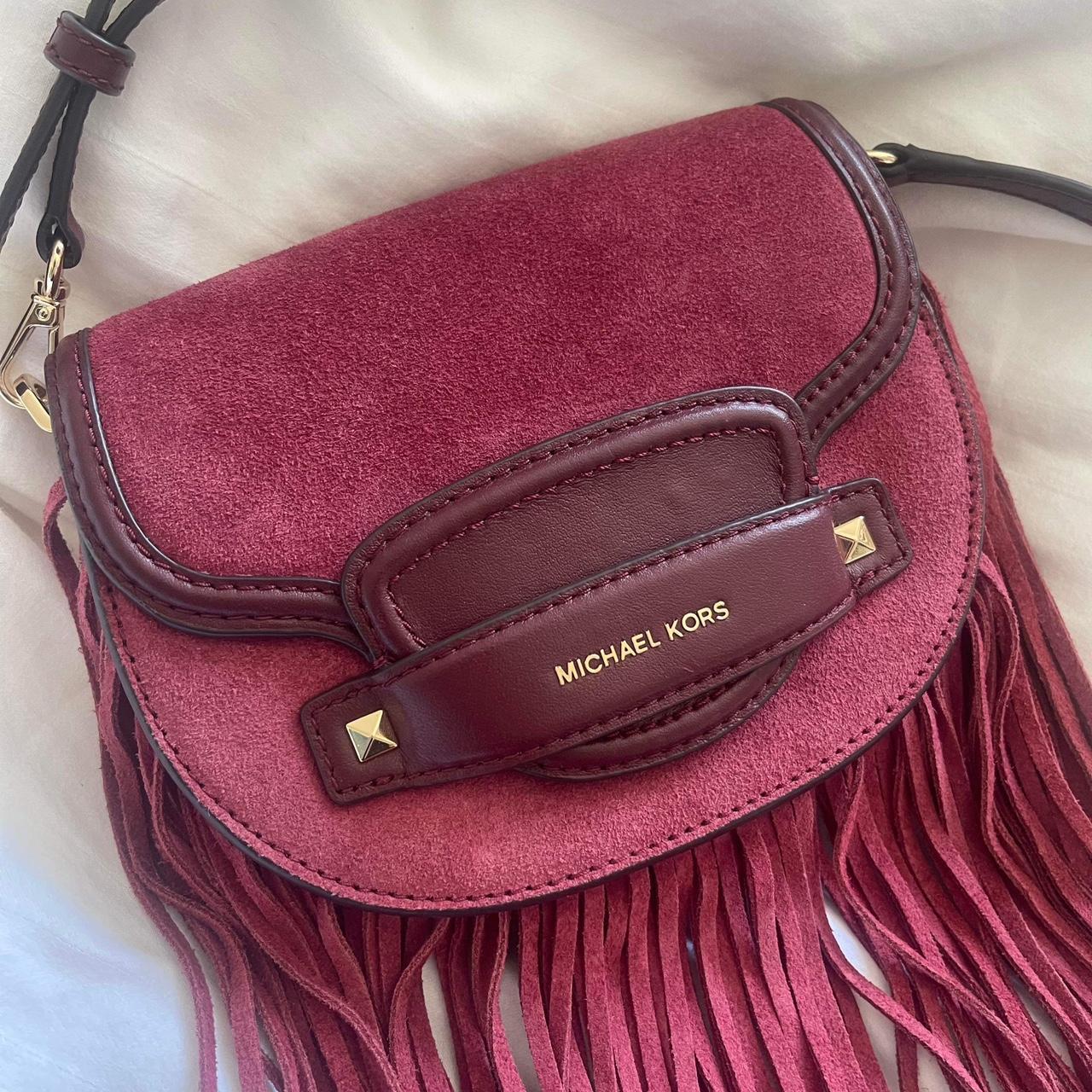 Authentic Michael Kors suede fringe bag. Bought in... Depop