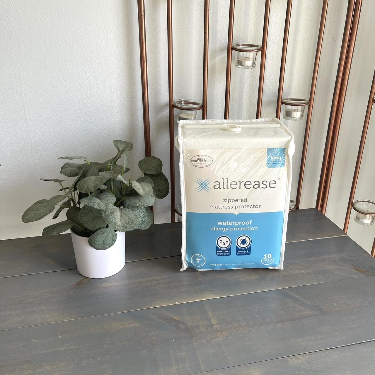 Allerease Zippered Mattress Protector King Size... Depop