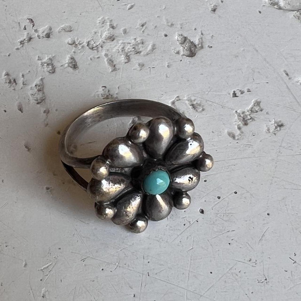 Native Women's Ring - Silver/Multi – Signed Navaj… - image 4