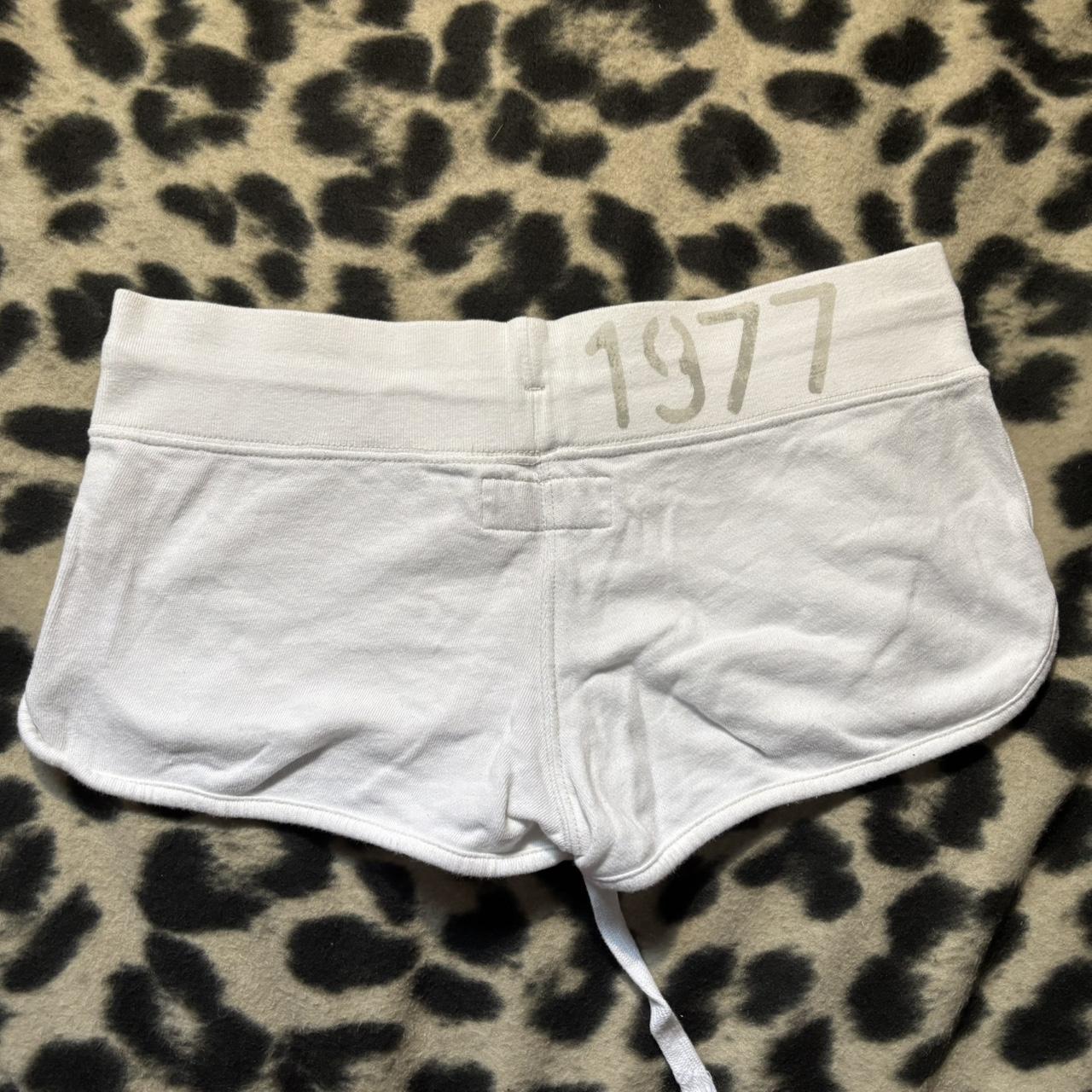 American Eagle Outfitters White Vintage Short Shorts Depop